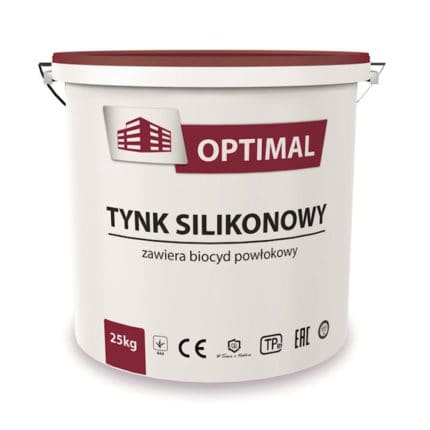 Tynk silikonowy Majsterpol Opakowanie-wiadro 25 kg, Struktura: baranek, kornik
