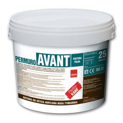 Tynk akrylowy Kabe Opakowanie-wiadro 25 kg, Struktura: baranek